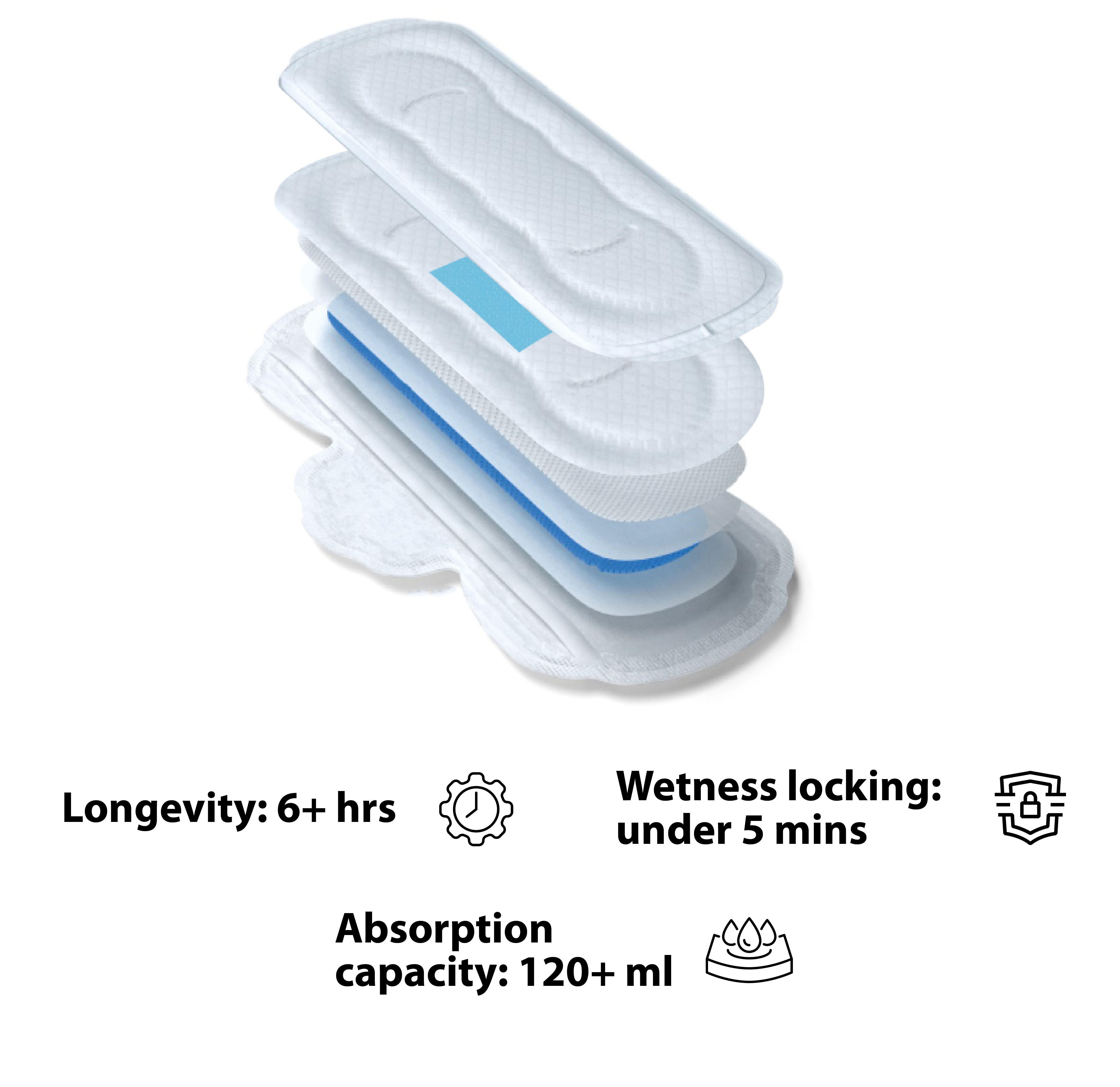 Conscia Chemical Free Sanitary Pads | Pack of 12 L Pads