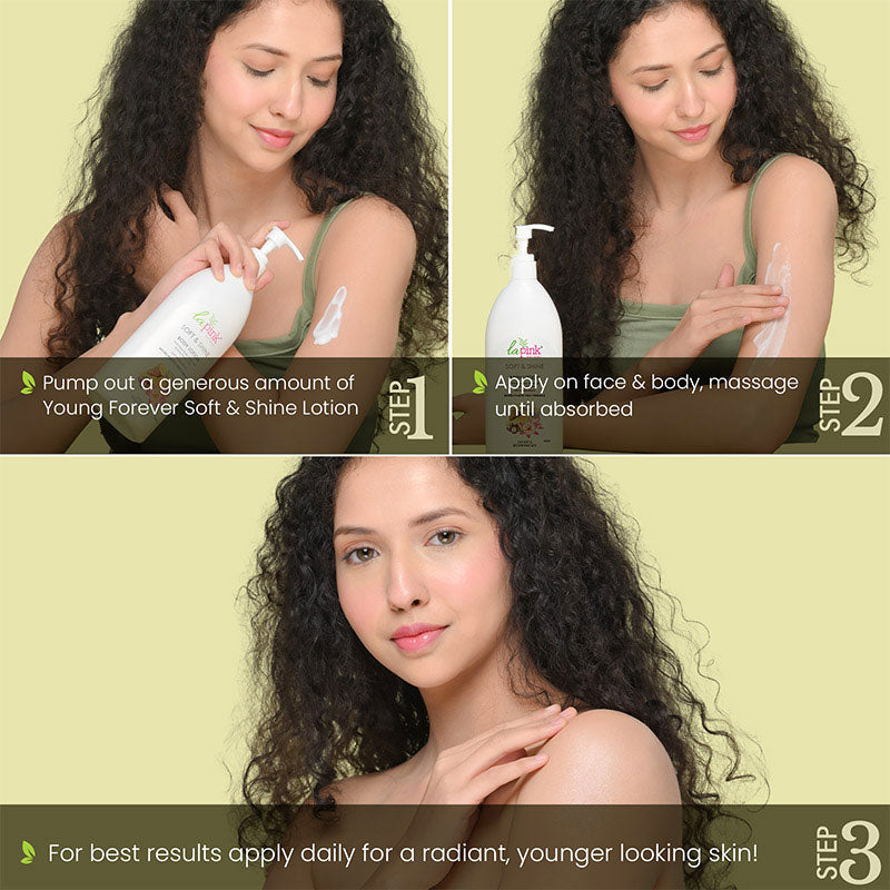 La Pink Young Forever Soft & Shine Body Lotion 450ml