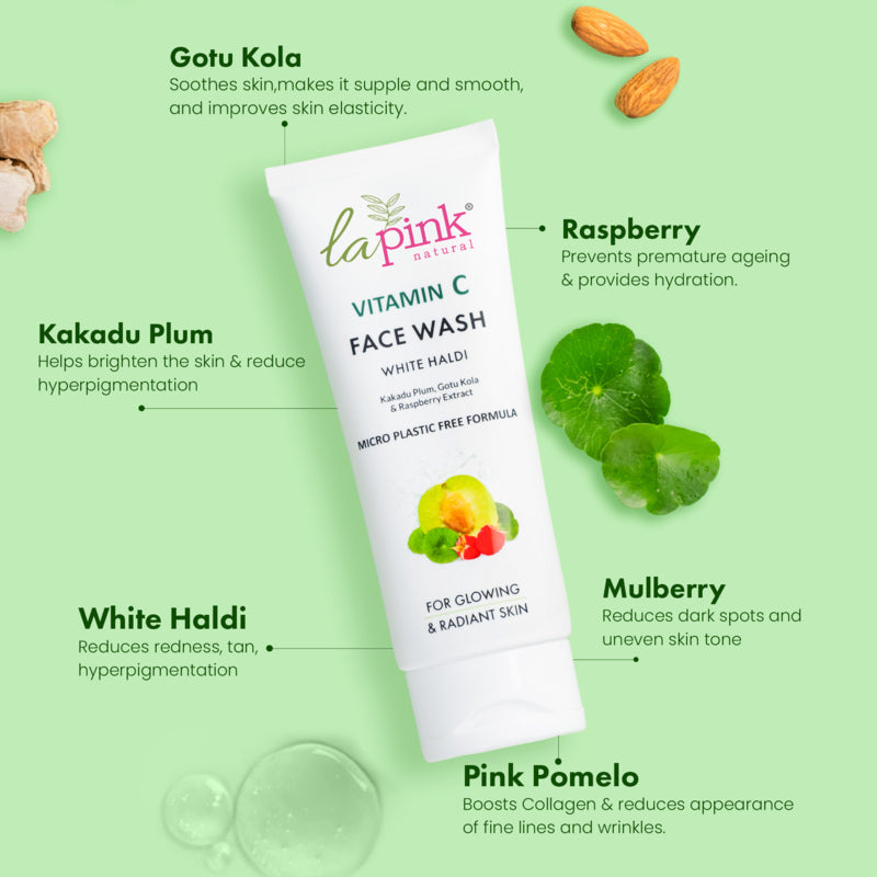 La Pink Vitamin C White Haldi Face Scrub 100ml