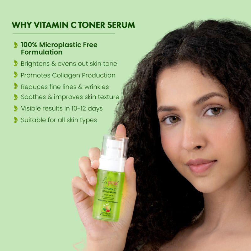 La Pink Vitamin C White Haldi Face Toner Serum 50ml