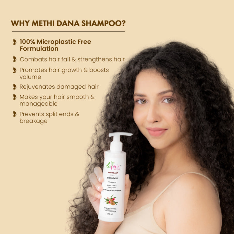 La Pink Methi Dana 8-in-1 Conditioner for Hair Fall Control  250ml