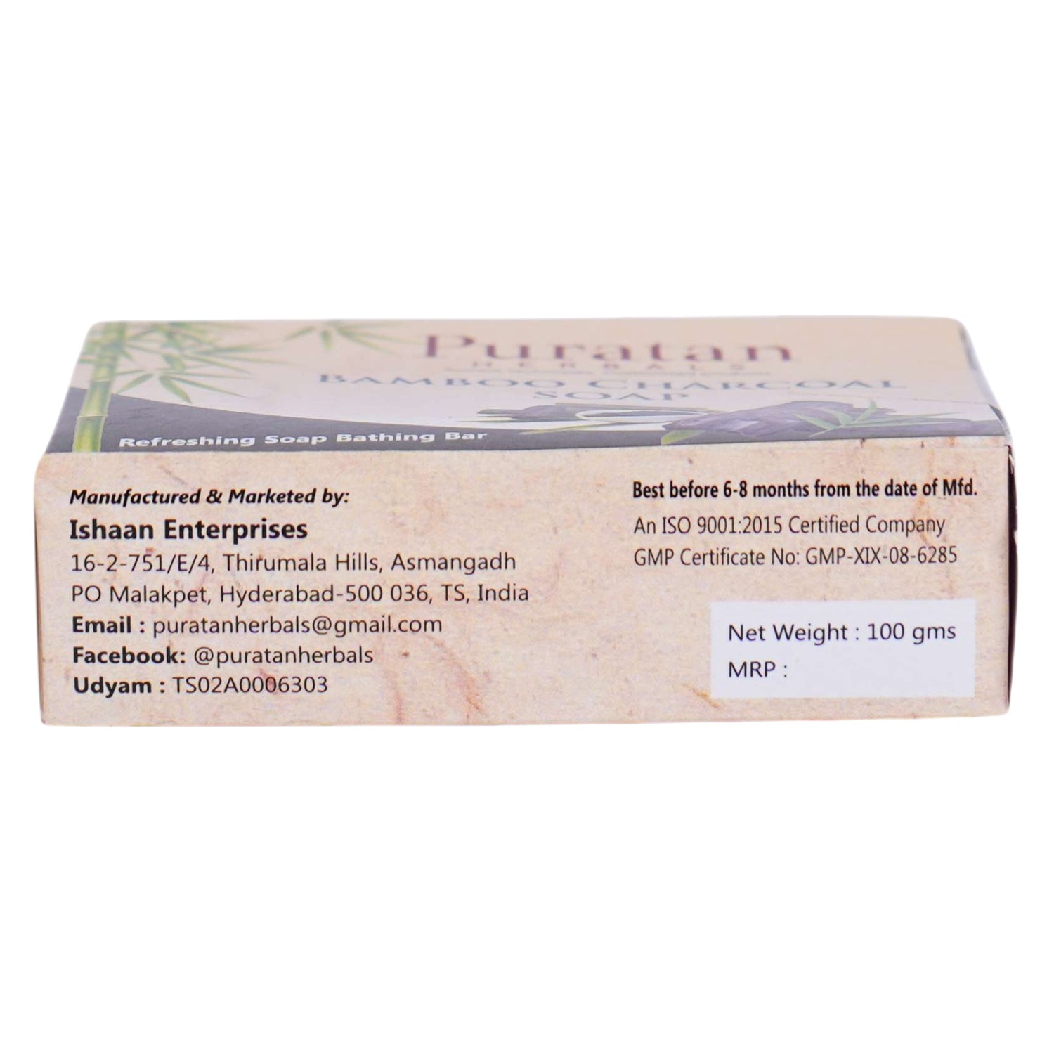 Bamboo charcoal 100g