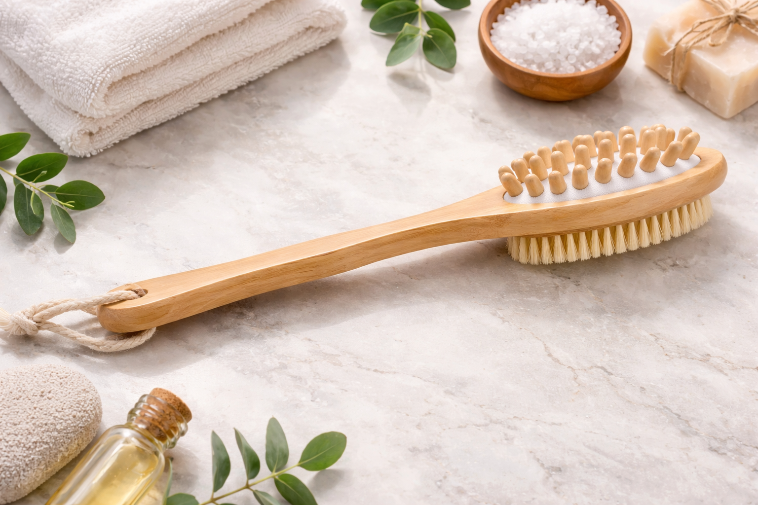 Onearth Dual-Action Back & Body Brush