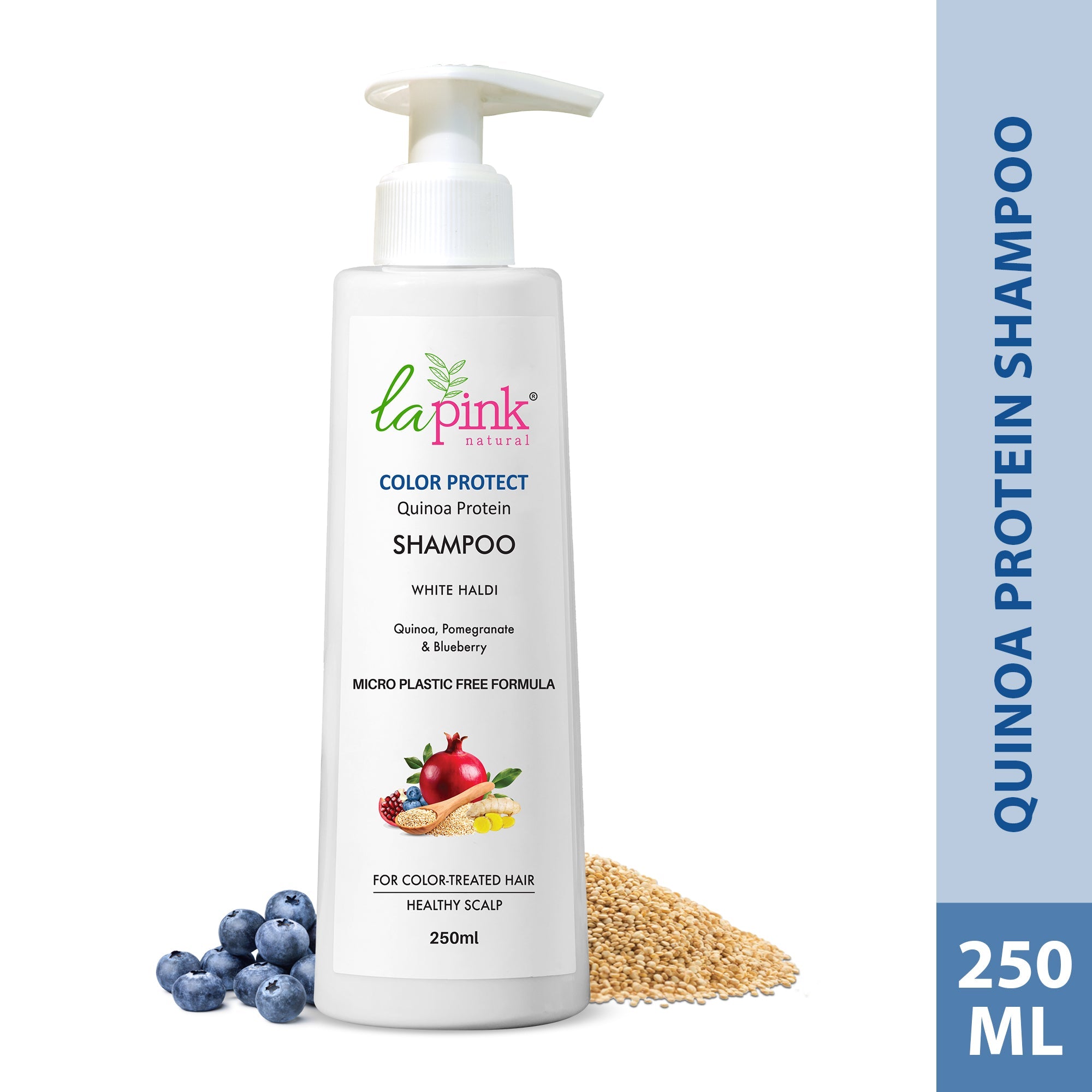 Color Protect Quinoa Protein Shampoo with White Haldi for Color-treated Hair-250ml