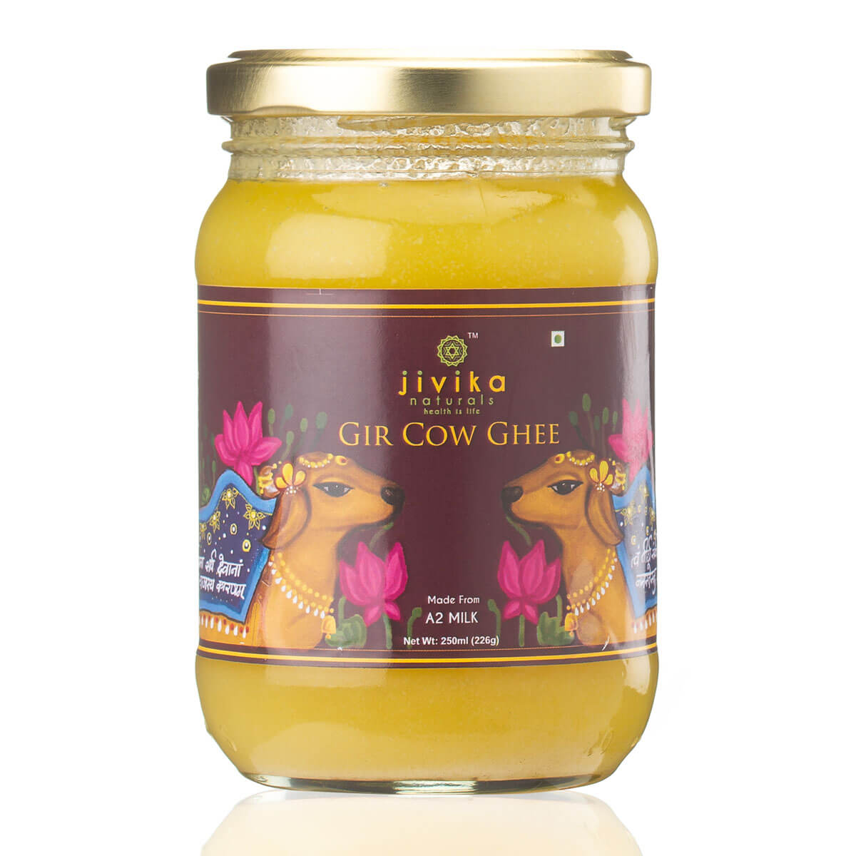 Jivika Premium Gir Cow Ghee 250ml