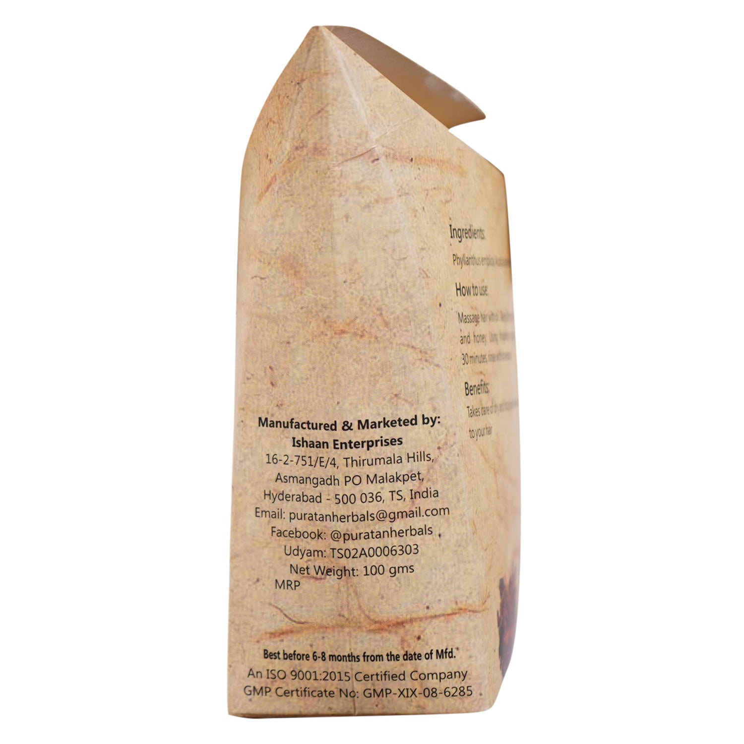 Herbal Hair Shine Pack 100g