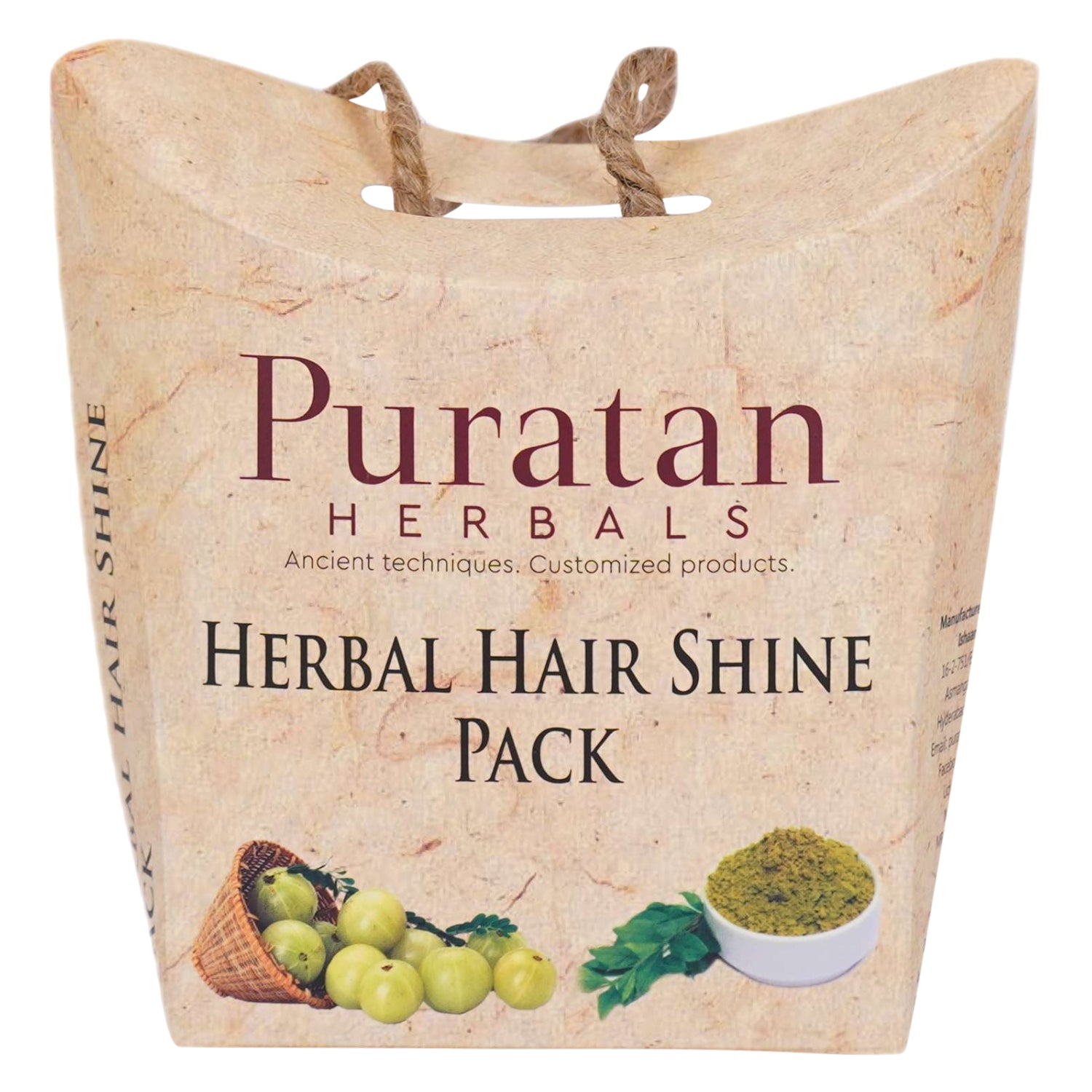 Herbal Hair Shine Pack 100g