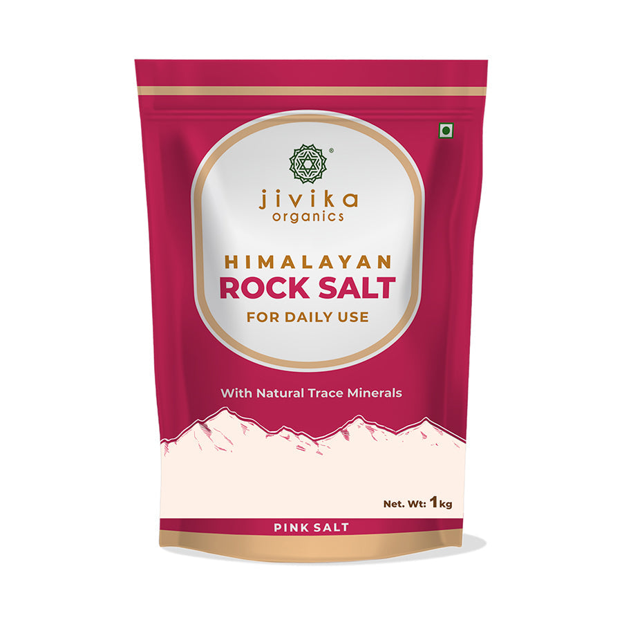 Jivika Naturals Rock Salt 1kg (Free Flow)