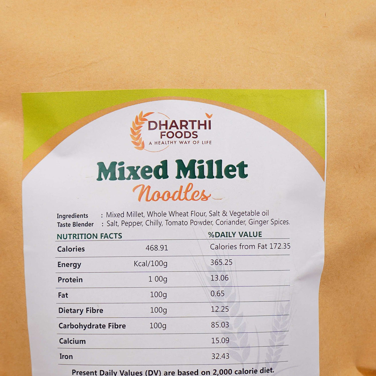 Mixed Millet Noodles