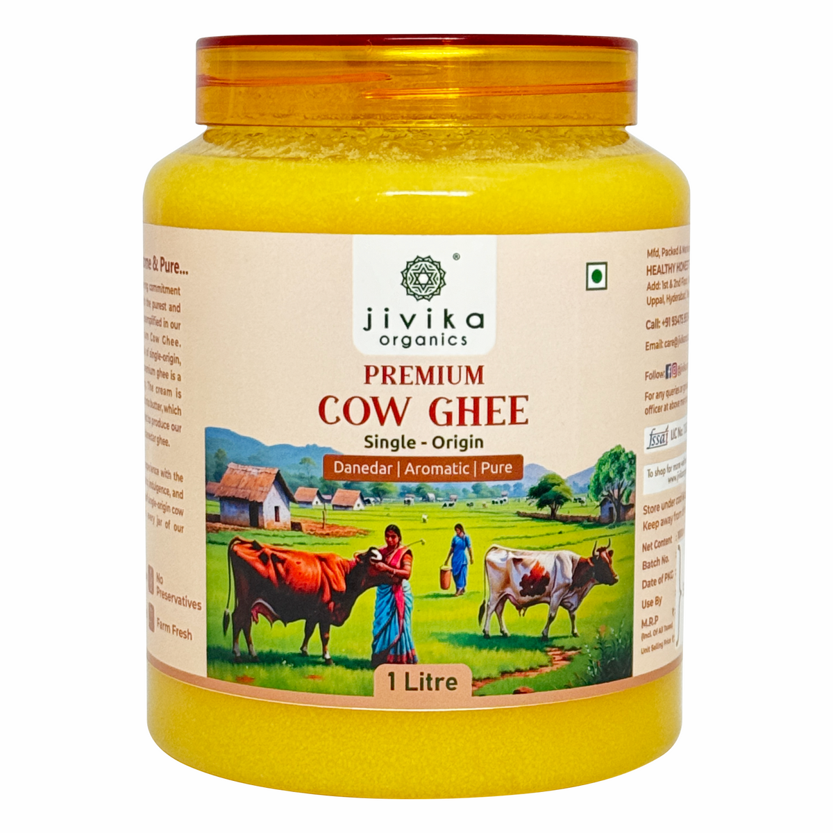 jivika single origin premium cow ghee