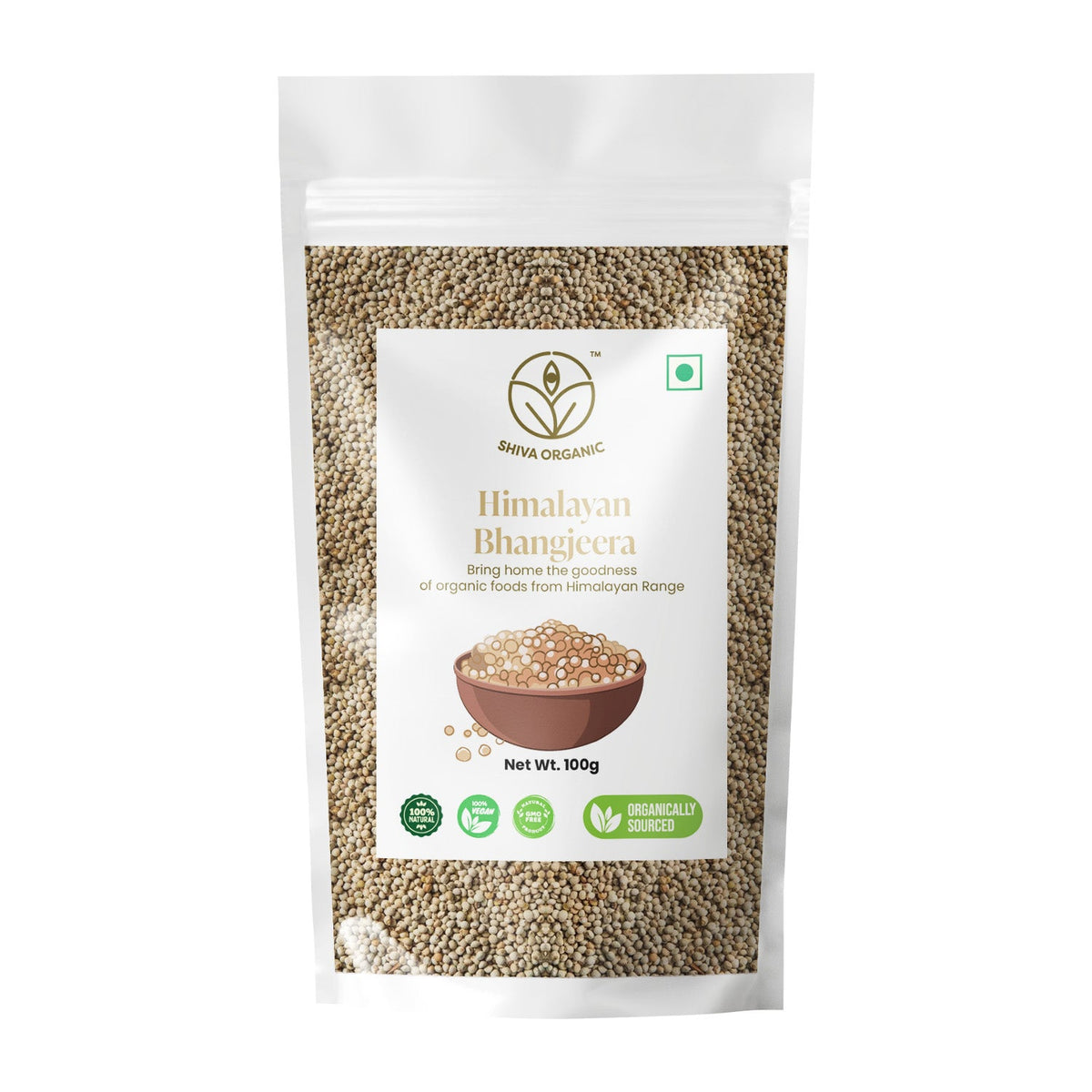 Shiva Organic Himalayan Bhnagjeera/Perilla Seeds - Sourced organically from Uttrakhand 100gm