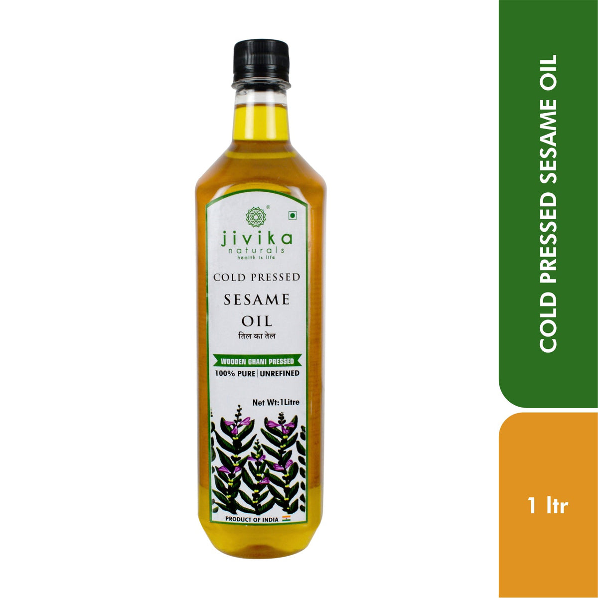 Jivika Cold Pressed Sesame Oil 1ltr