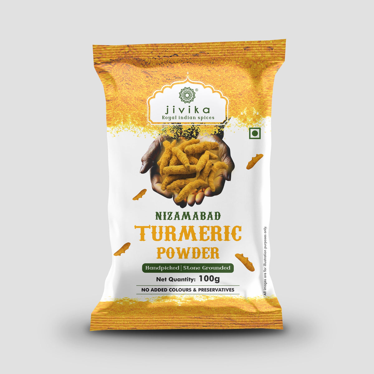 Jivika Naturals Turmeric Powder 100gms