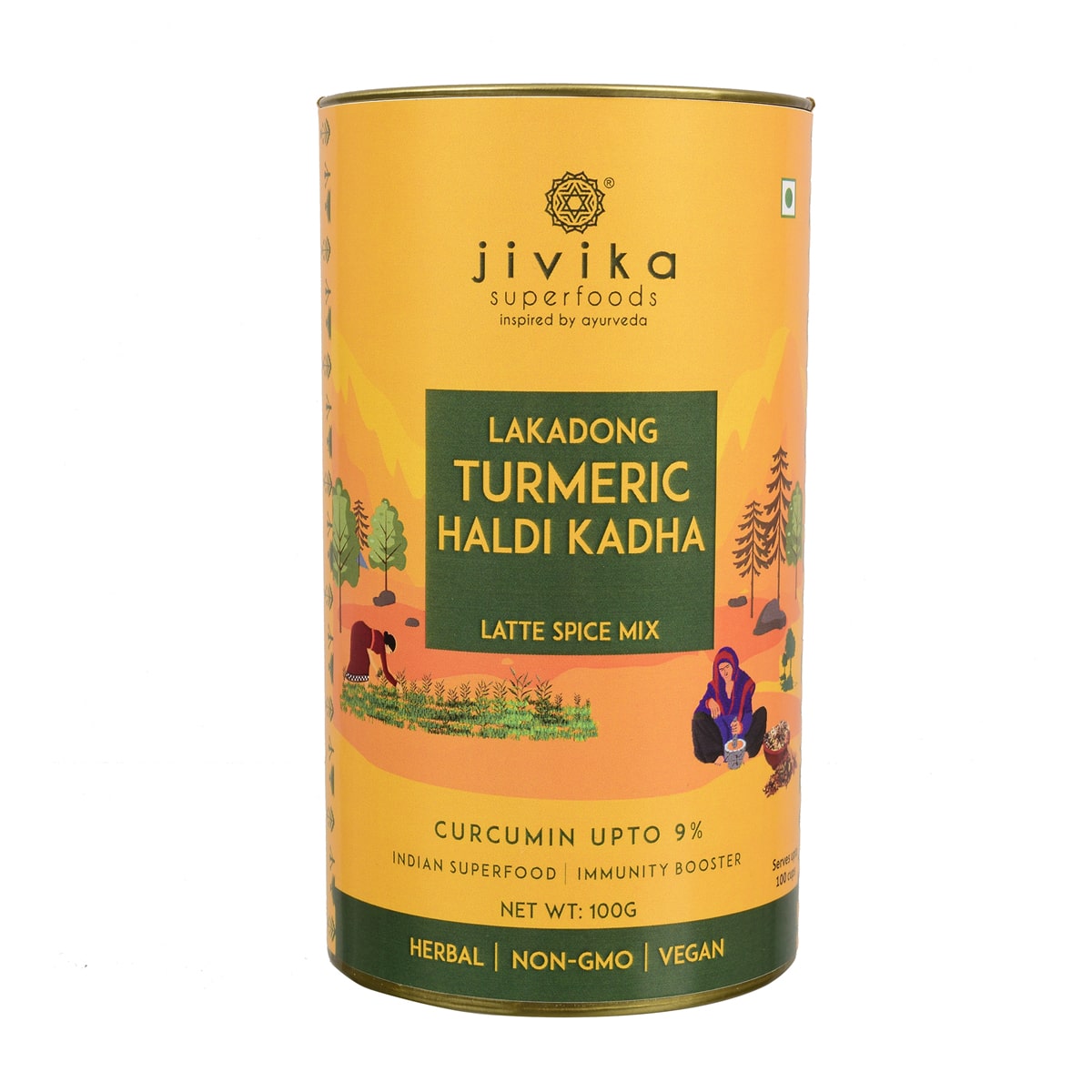 Jivika Naturals Lakadong Turmeric Kadha 100gms