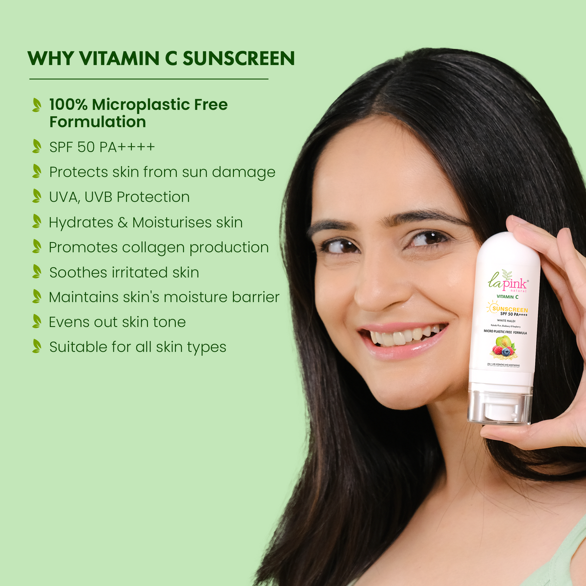 La Pink Vitamin C Sunscreen SPF 50 50gm