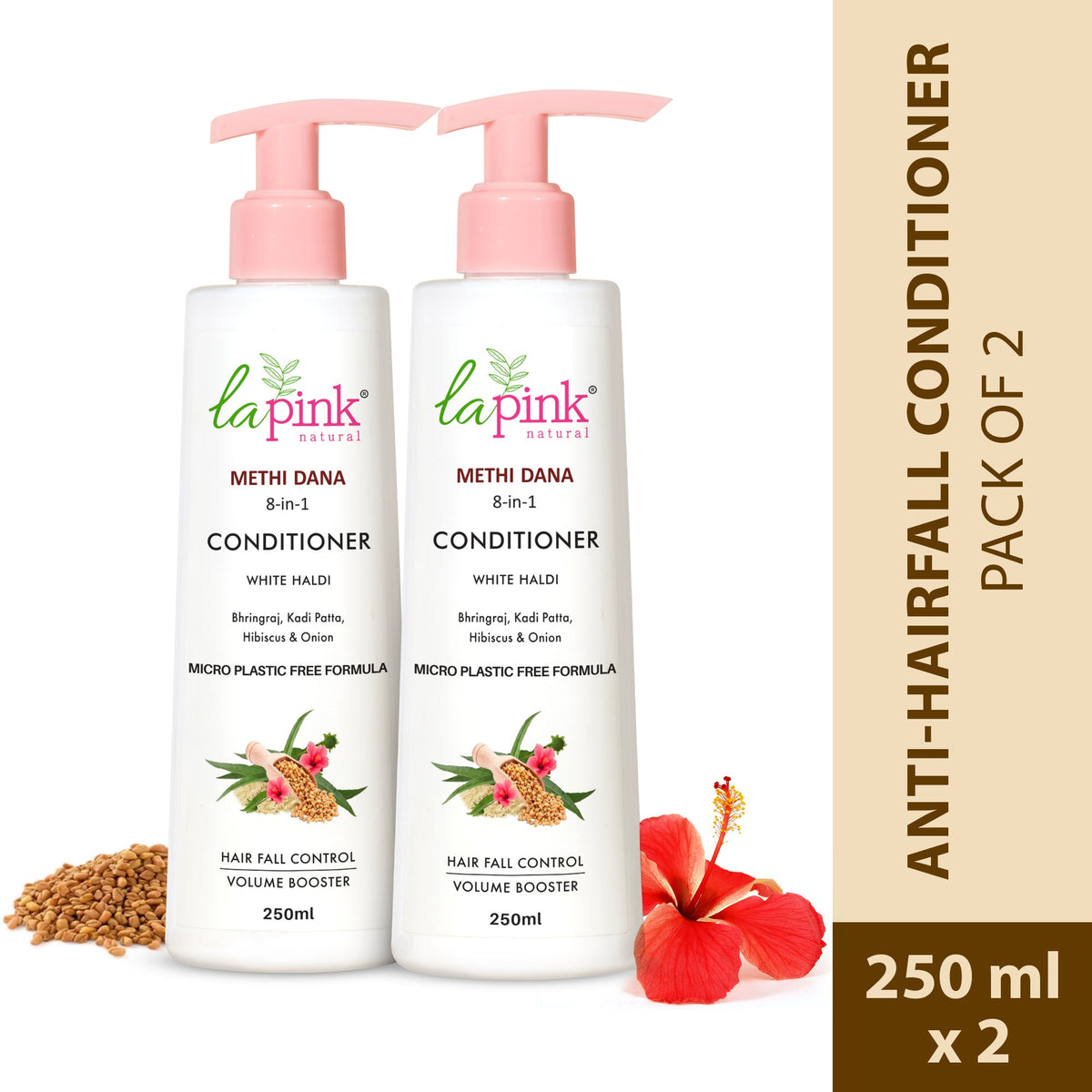 Methi Dana 8-in-1  Conditioner for Hair fall control  (Pack of 2)