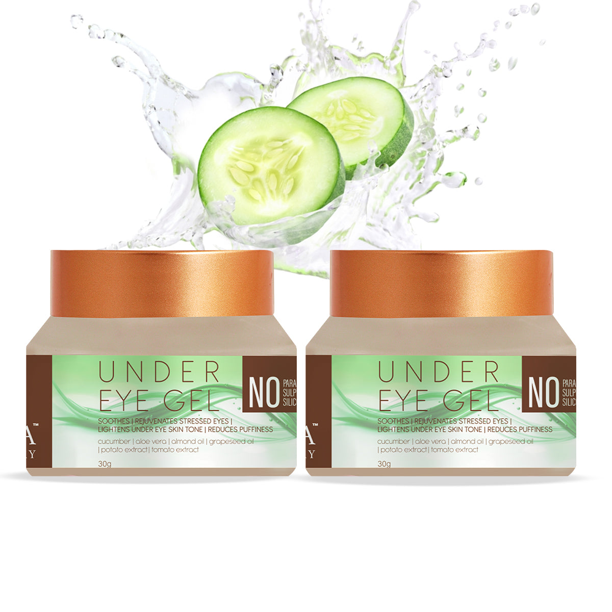 Under Eye Dark Circles Removal Cream, With Cucumber | Removes Wrinkles, 30 GM