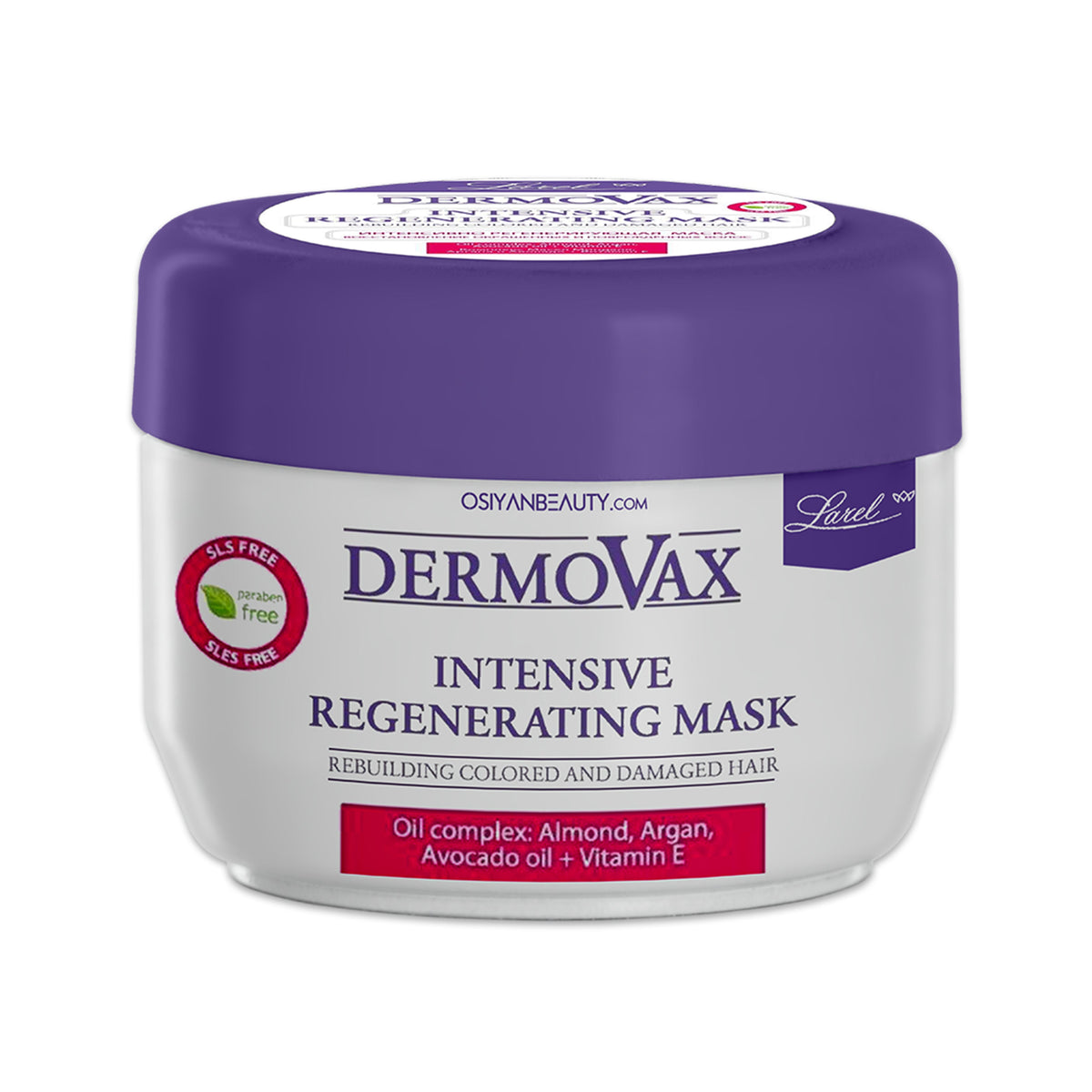 Dermovax Intensiv Regenerating Mask Reenerating For colored and damaged hair(made in Europe)