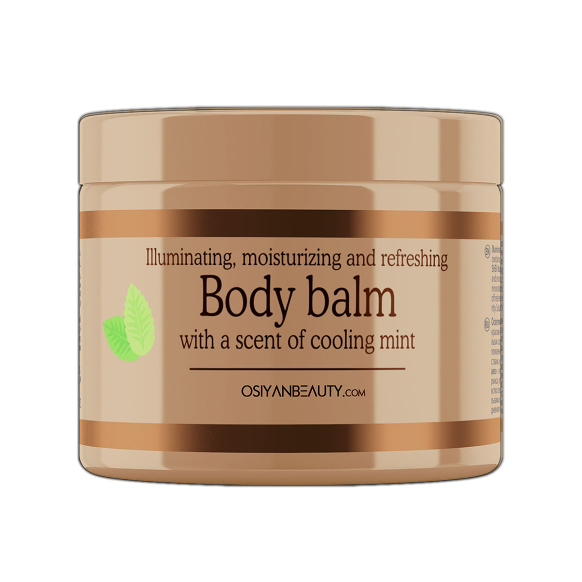 Moisturizing Body Balm with a scent of cooling mint (Made in Europe)