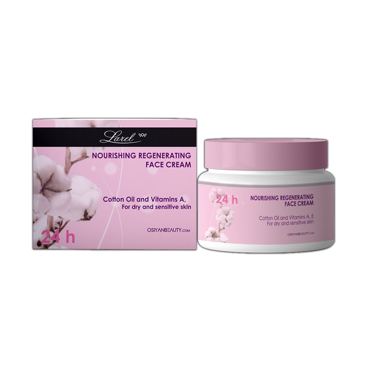 Face Cream with Cotton 24h Innovative Nourishing-Regenerating (Made in Europe)