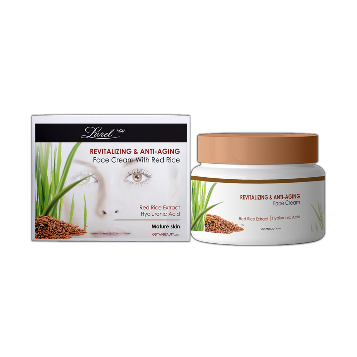 Face Cream Anti Aging With Red Rice (Made in Europe)