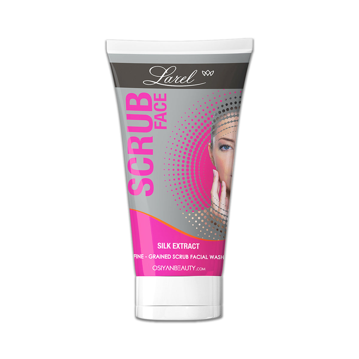 Face Scrub cleansing peeling with silk extract (Made in Europe)