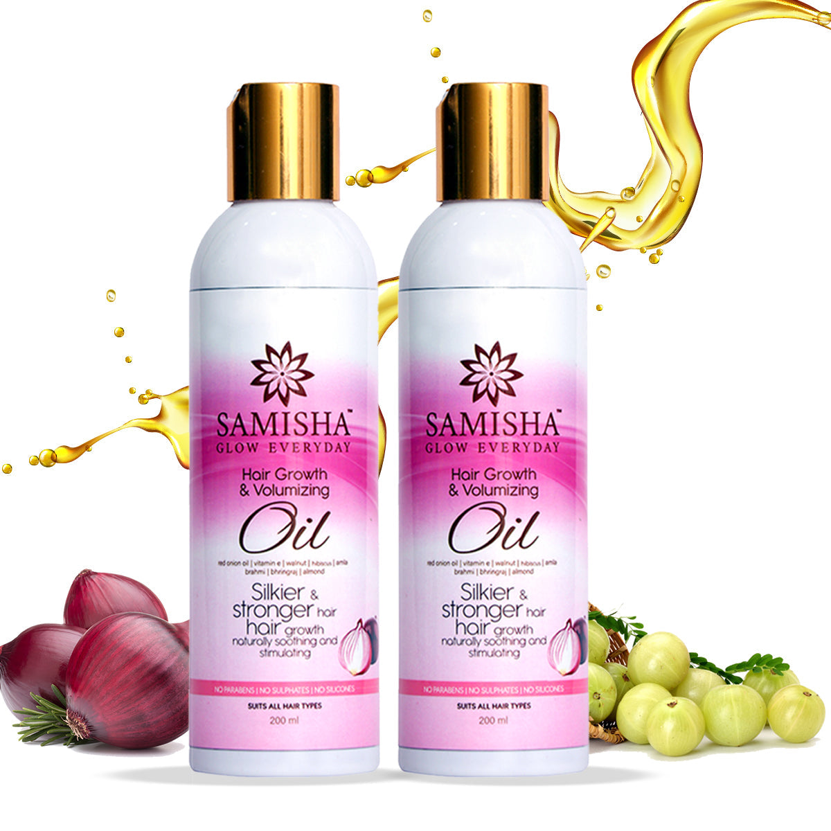 Red Onion Oil For Hair Growth and Strengthening, 200 ML