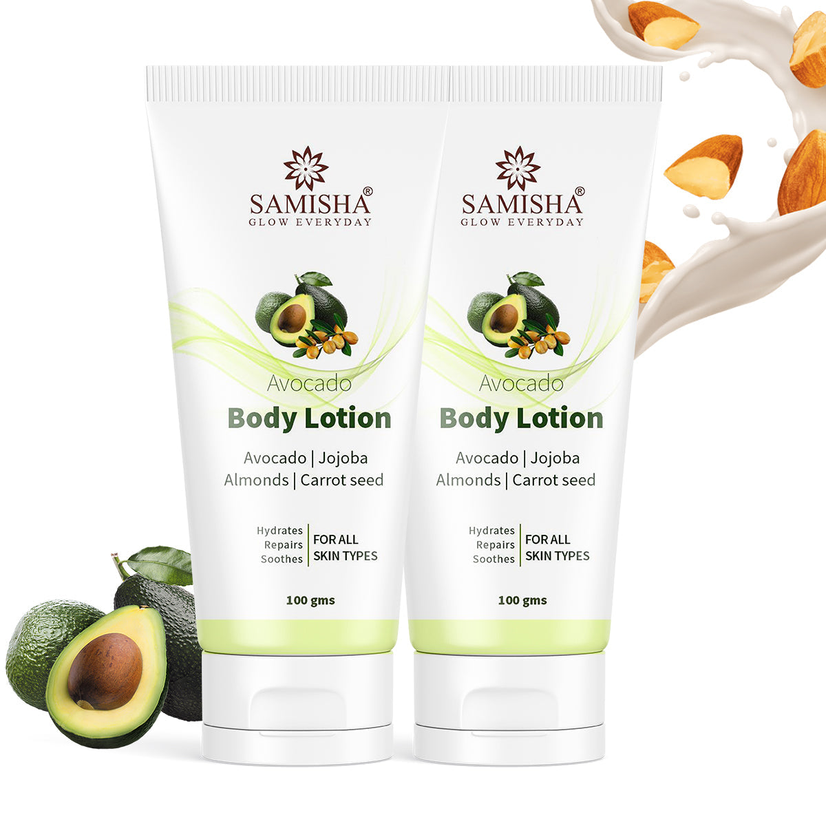 Natural Moisturizer For Dry Skin | Organic Body Lotion, 100 ML