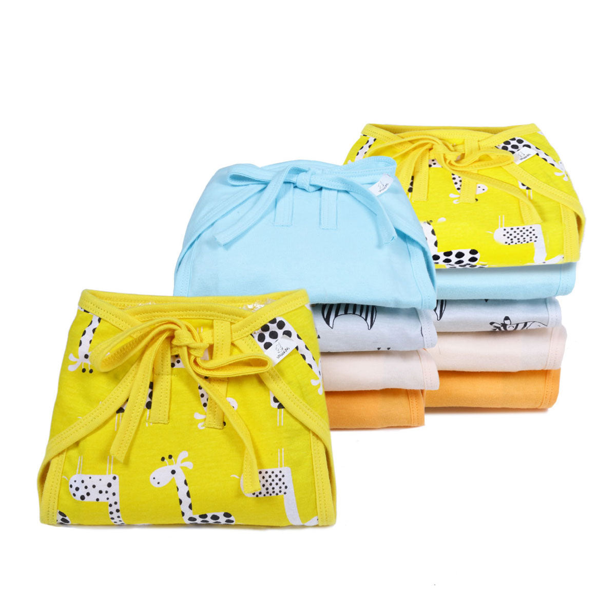 Snugkins 100% Cotton Nappy Large Size (5-10Kg) Pack of 15 - SnugBuns