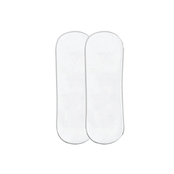 Wet-Free Microfiber Terry Soaker Inserts for Baby Cloth Diapers - Pack of 2