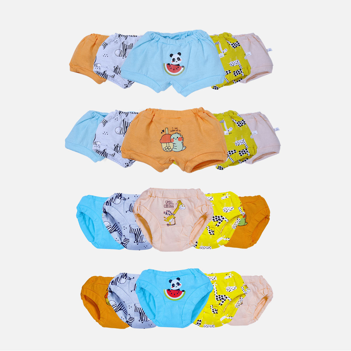 Snugkins 100% Cotton Nappy Large Size (5-10Kg) Pack of 5 - SnugBuns