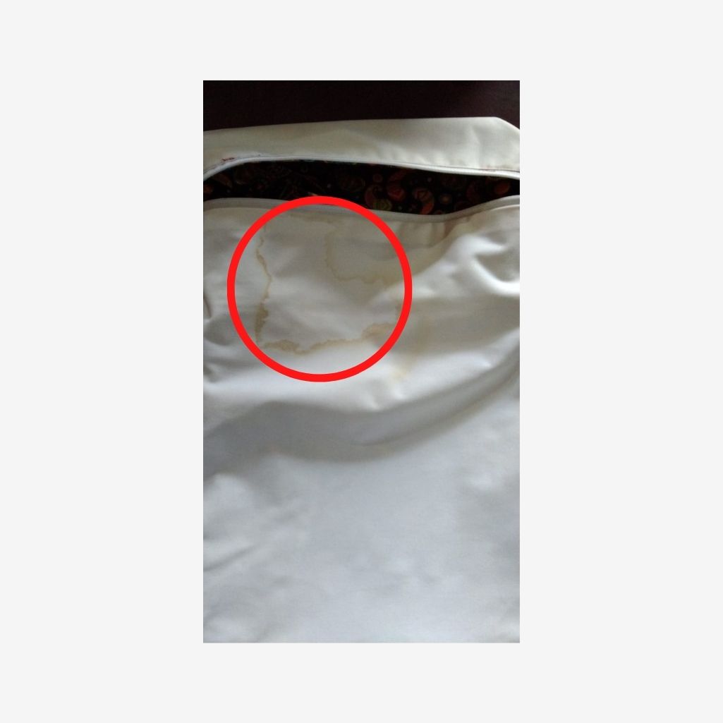 Waterproof Cloth Bag with dirt/pen marks (No print choice)