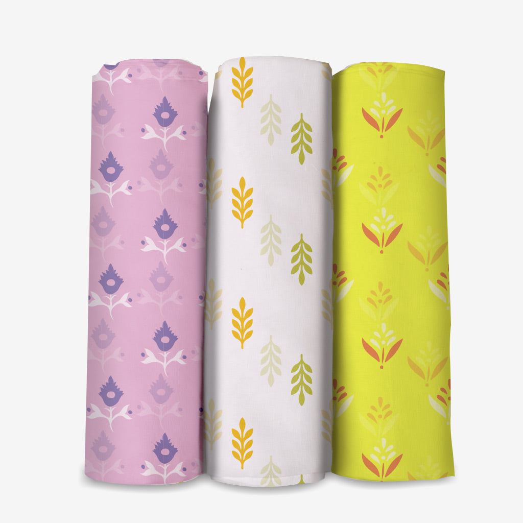 Lavendar Fields Swaddle Set- Pack of 3
