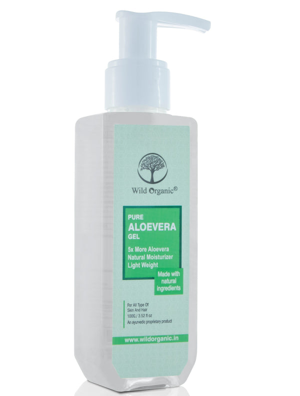 Aloevera gel transparent For Skin And Hair 100% Natural gel 100gm