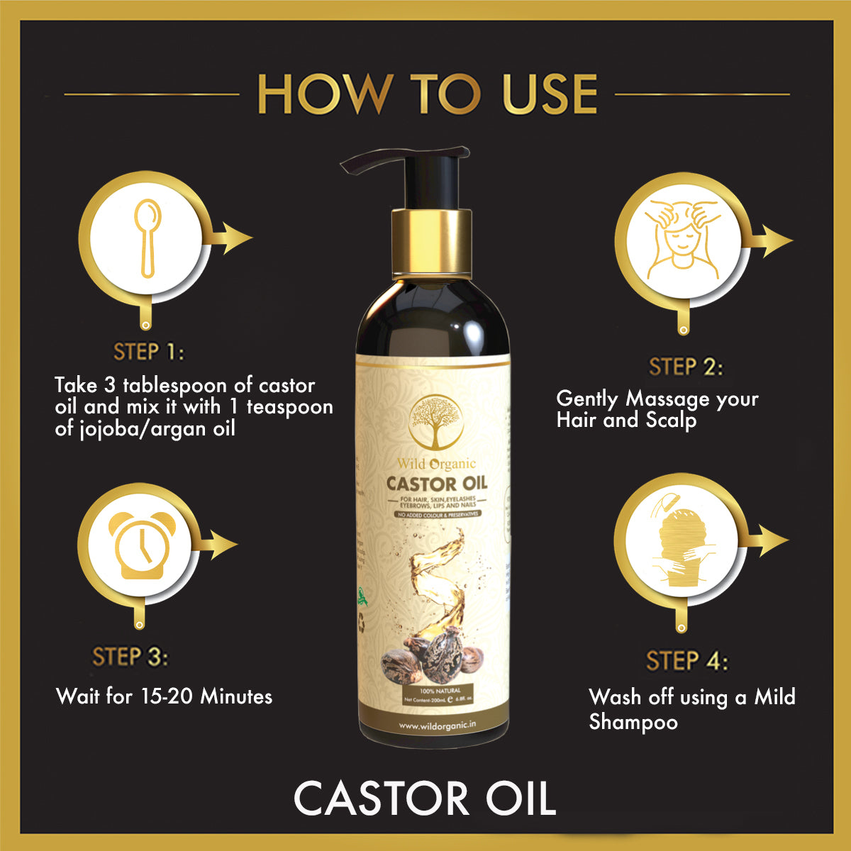 Castor Oil 200ml
