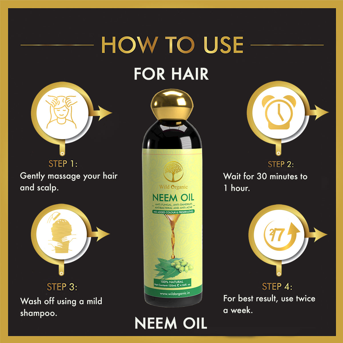 Neem oil 120ml