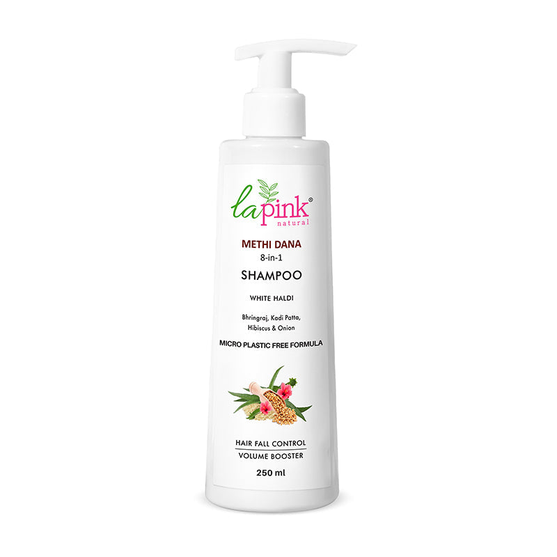 La Pink Methi Dana 8-in-1 Shampoo for Hair Fall Control 250ml