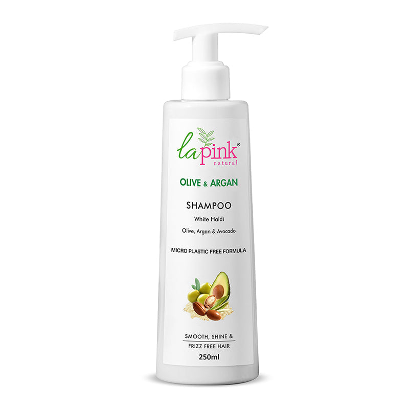 La Pink Olive & Argan Shampoo for Smooth and Frizz-Free Hair 250ml