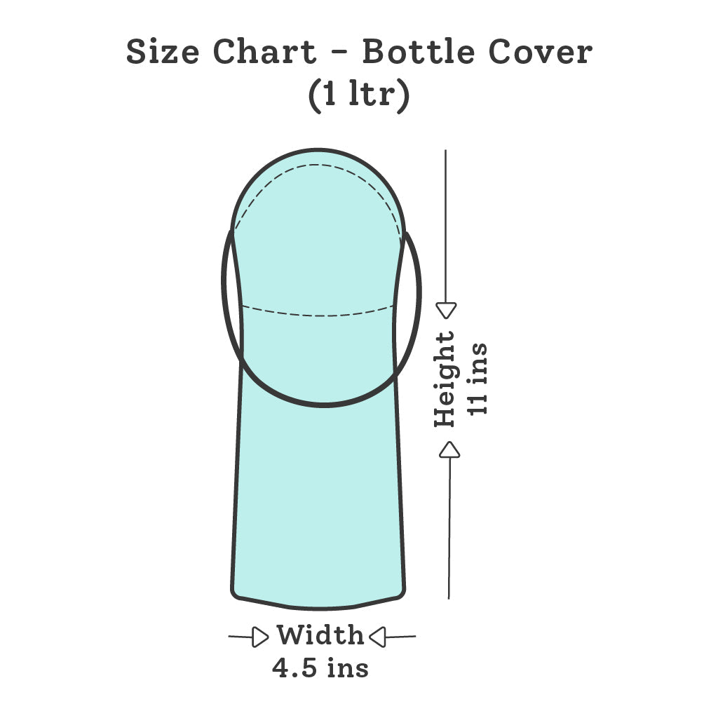 Bottle Cover (1ltr) - Pack of 2