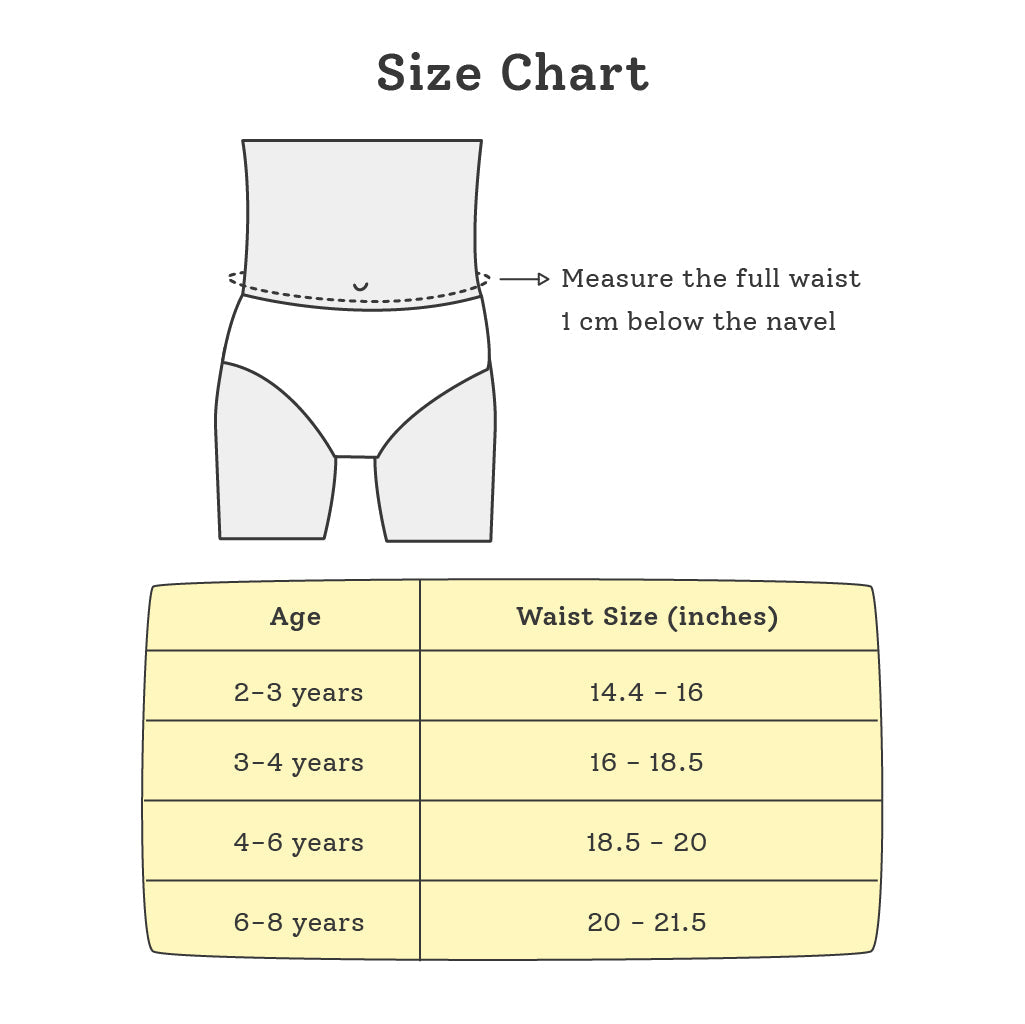 Pack of 3 Padded Underwear + Pack of 3 Unisex Toddler Briefs