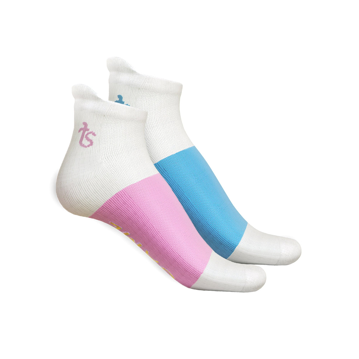 Ankle – Game On – Sky Blue, Pink – Set of 2