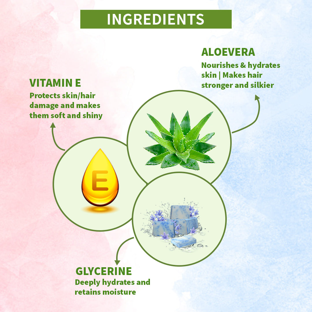 Organic Aloe Vera Pure Gel For Face and Hair, With Vitamin E, 200 GM