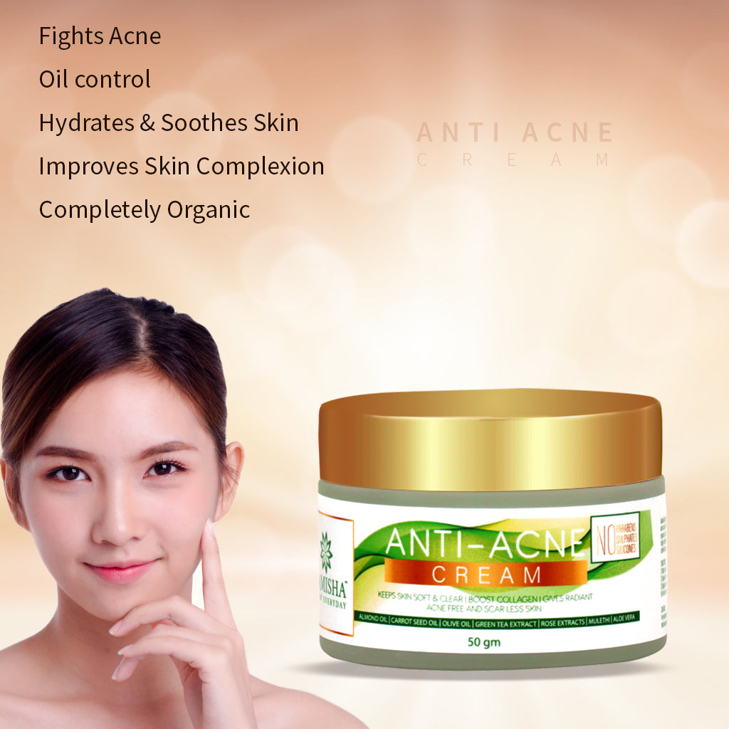 Samisha Organic Youthful Skin Combo - Anti Acne & Brightness Cream