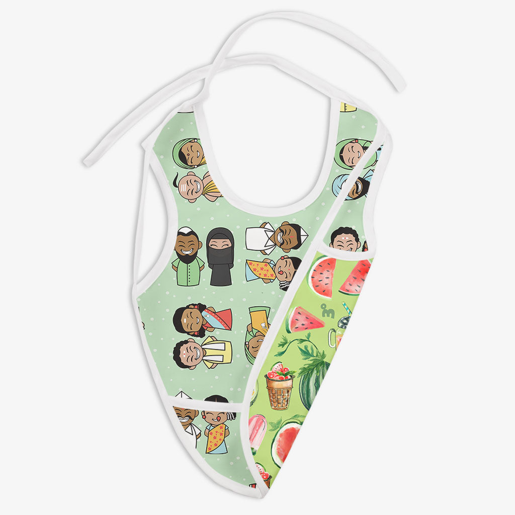 Choose Waterproof Cloth Bib Print