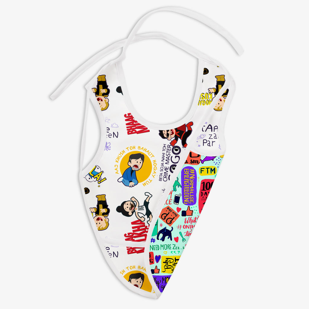Choose Waterproof Cloth Bib Print