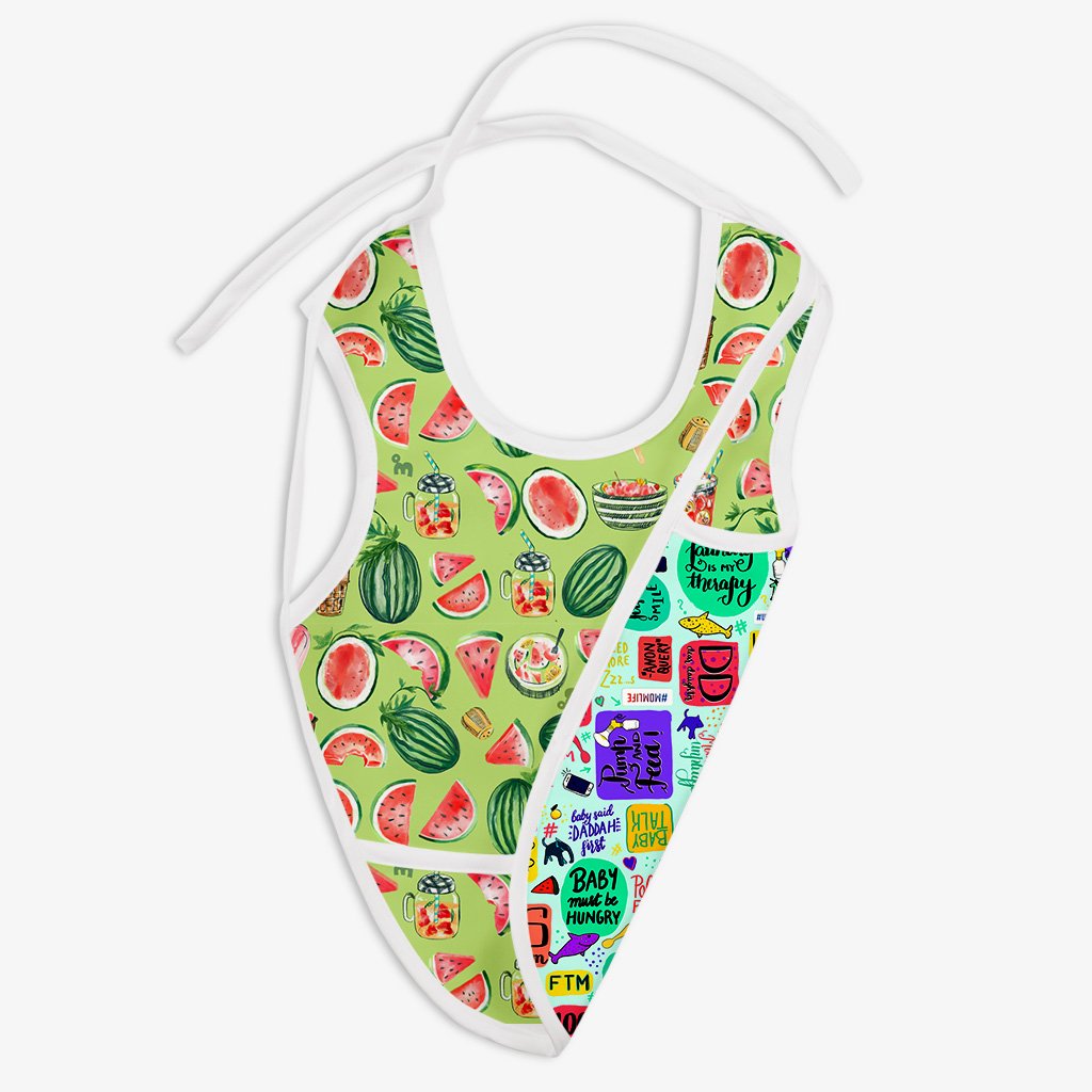Choose Waterproof Cloth Bib Print