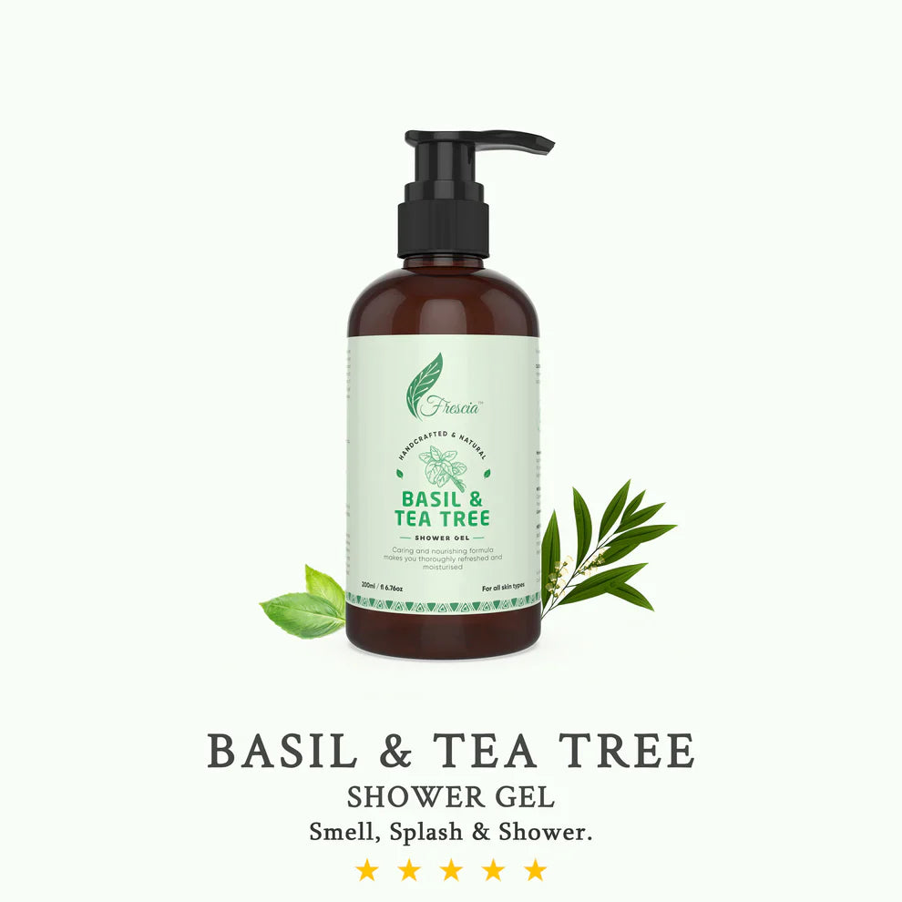 Basil and Tea Tree Shower Gel - 200ml