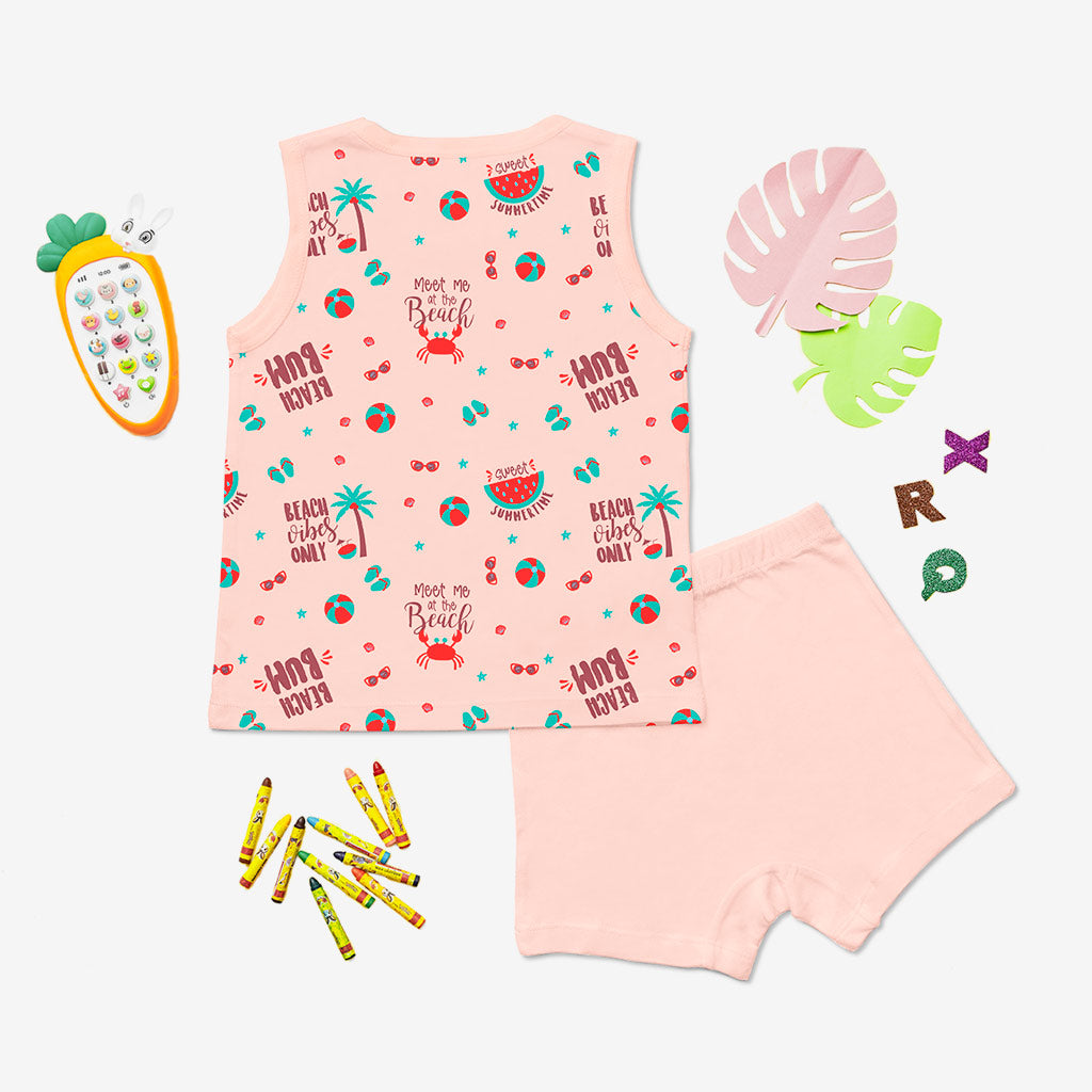 Top & Shorts Set - Beach Bum