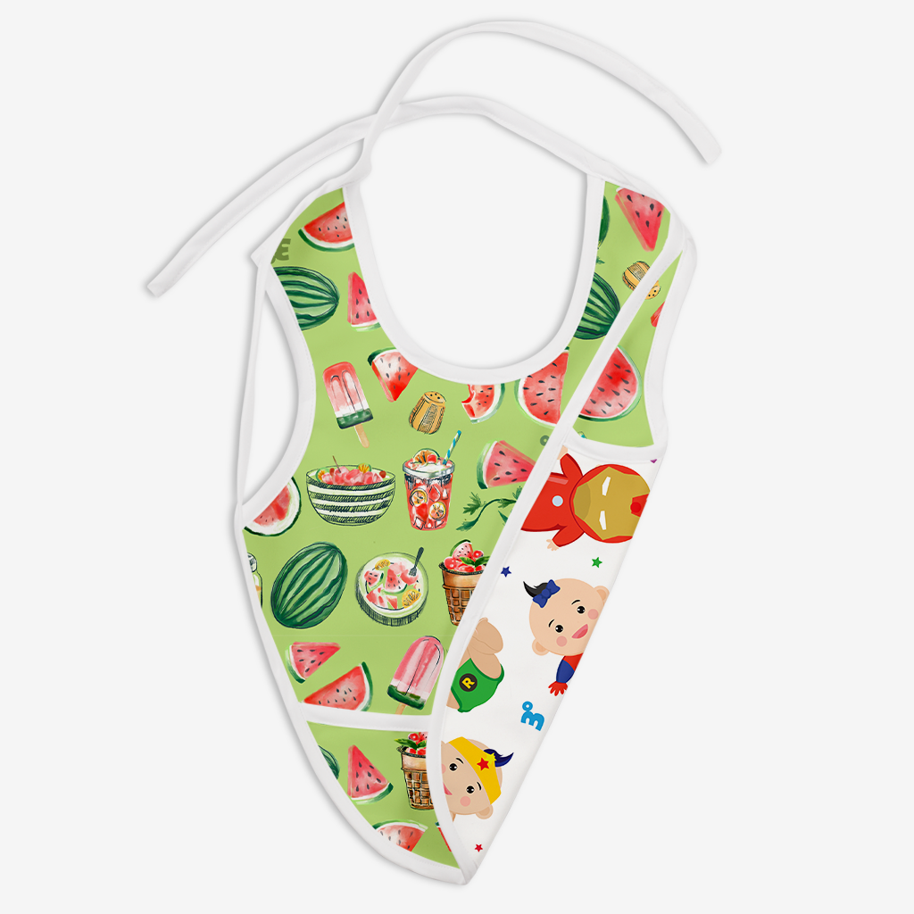 Choose Waterproof Cloth Bib Print