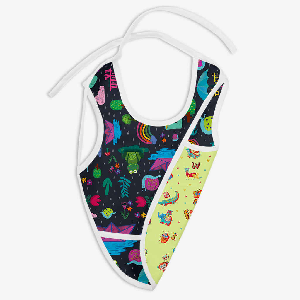 Choose Waterproof Cloth Bib Print